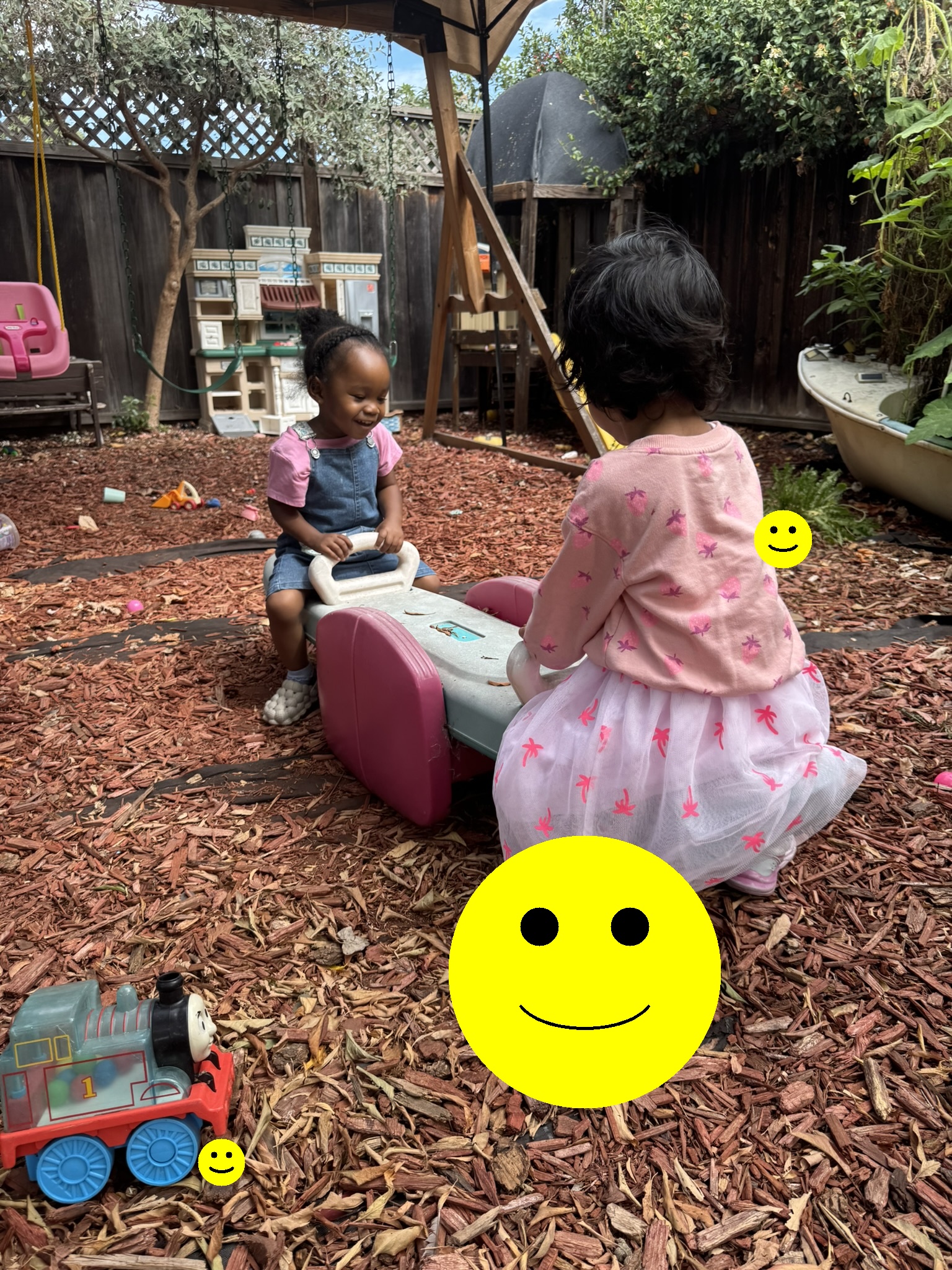 Outdoor summer playtime